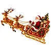 Sleigh Santa Claus